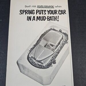 1953 Simoniz Thin-Skin Liquid Car Wax Auto Vehicle‎ Kleener Vintage Print Ad